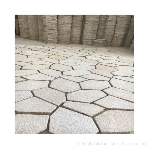 White Crystal Slate Wall Cladding - Top Quality Pure Color Random Culture Stone
